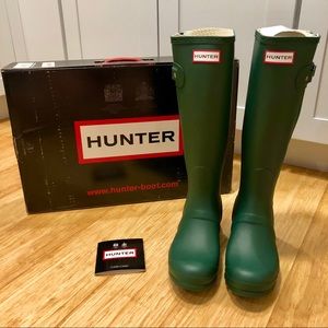 Hunter Original Adjustable Calf Rain Boots NWT